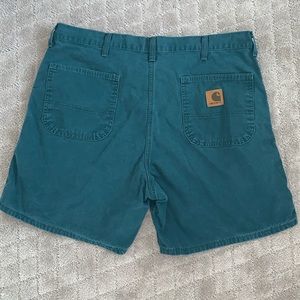 Carhartt Green Denim Shorts